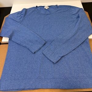 J Crew Blue Women's Crewneck Sweater